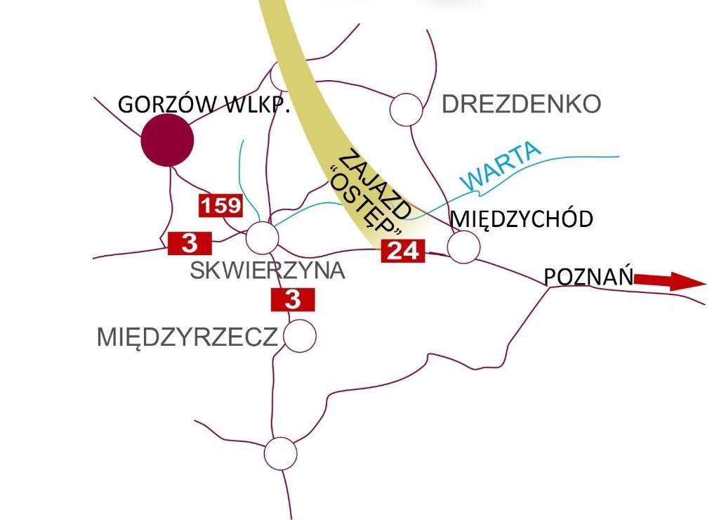 Gorzyń Zajazd Ostep מראה חיצוני תמונה